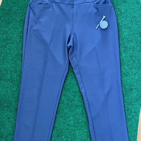 Adidas Cropped Blue Golf Pants - Picture 1 of 6